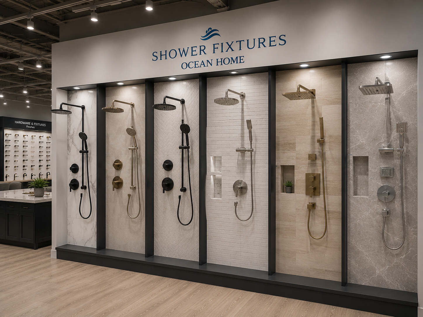 Custom cabinetry wall display