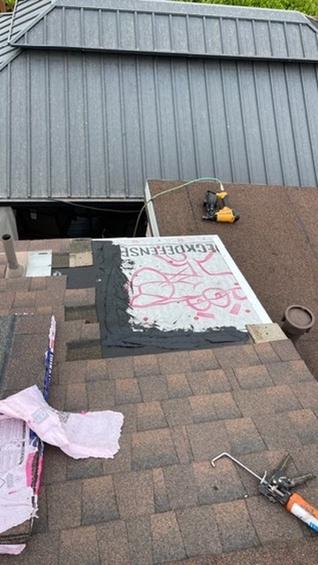 Shingle Repair before