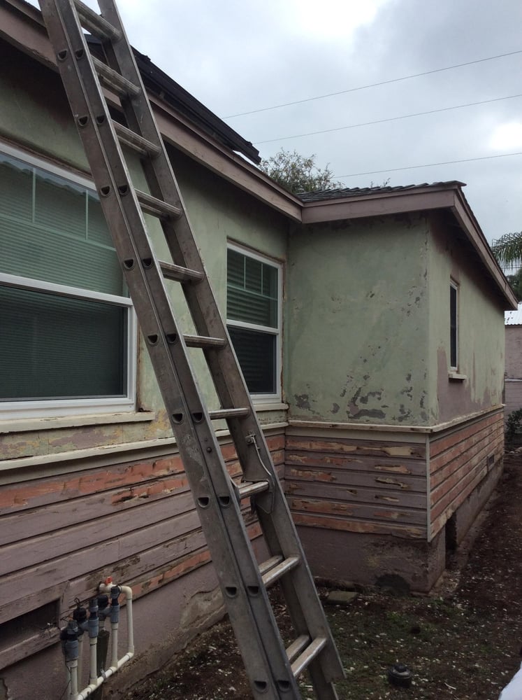 Siding TexCote before