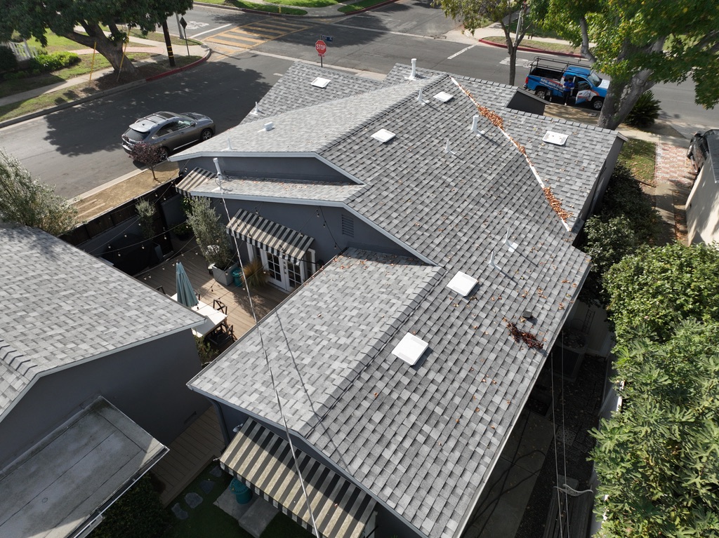 Asphalt shingle roof installation Los Angeles