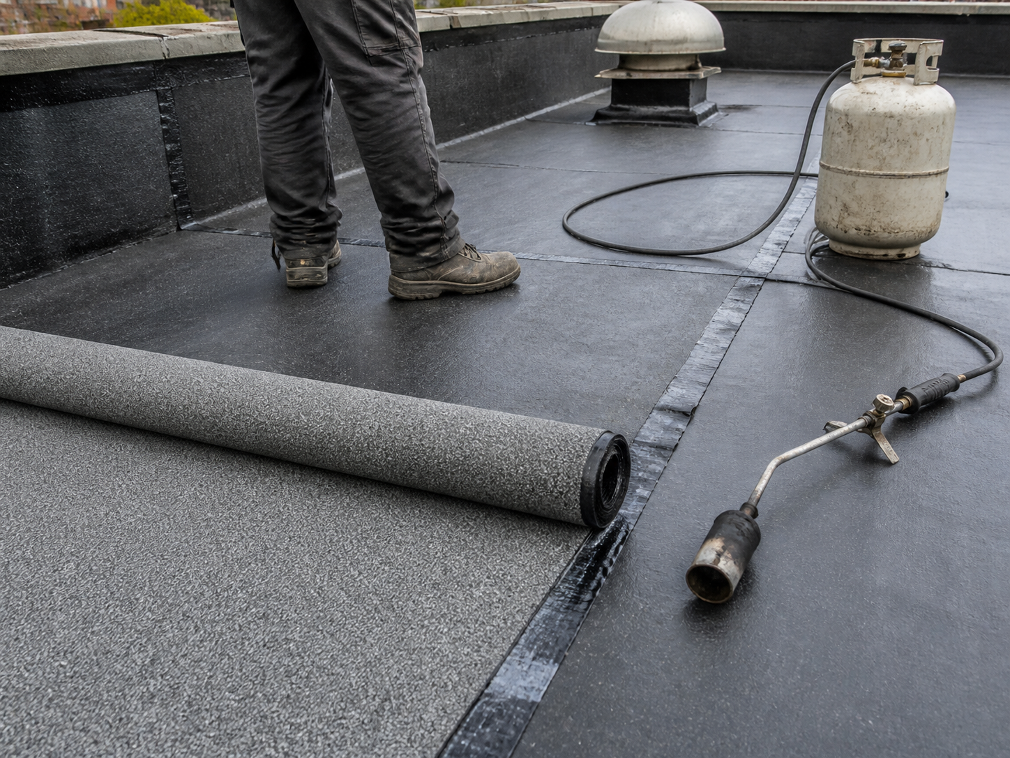 Torch down roofing Los Angeles