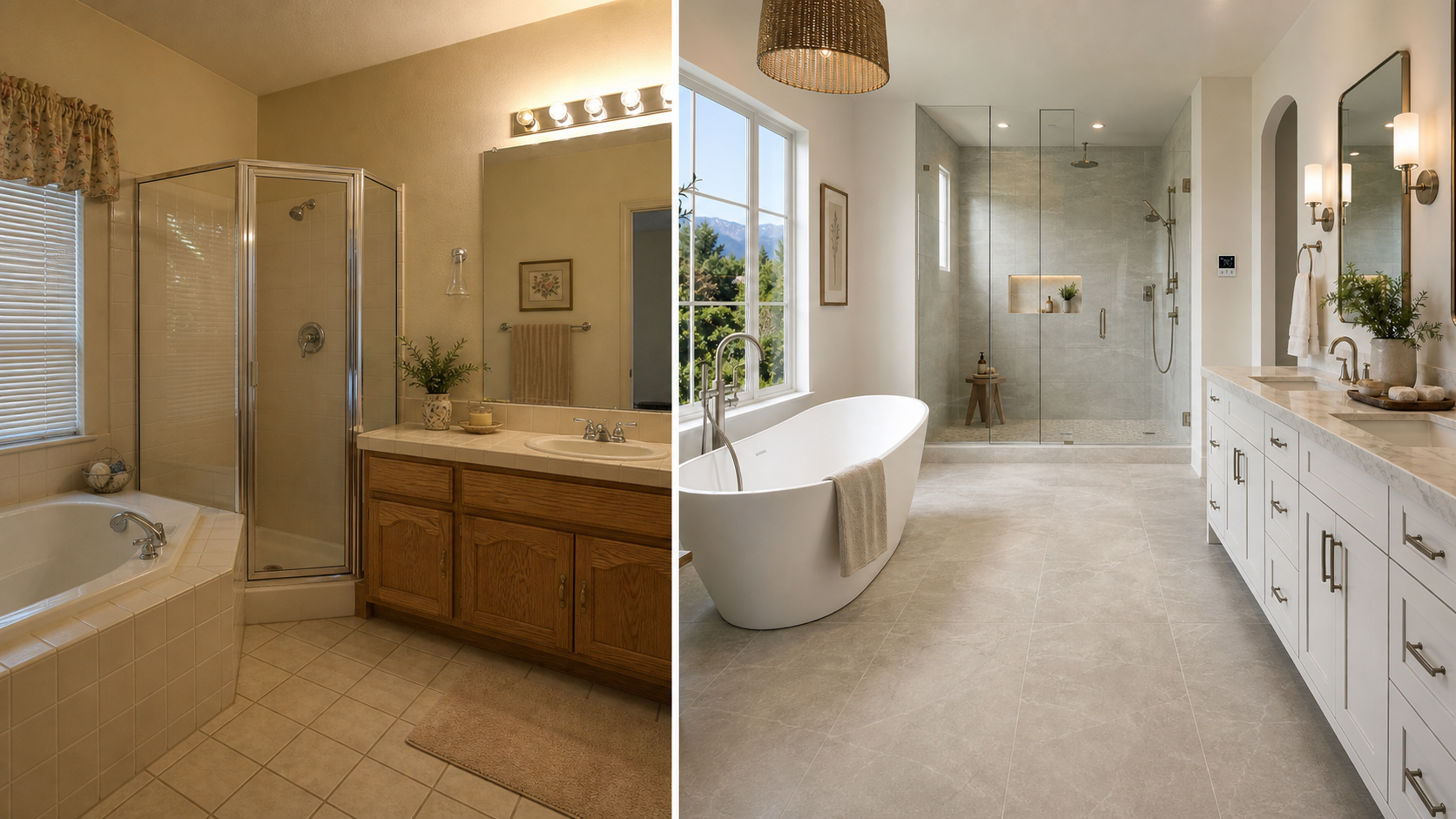 Modern Master Bathroom